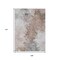 Homeroots 9' X 12' Brown Ivory And Gray Abstract Washable Indoor Outdoor Area Rug 617411 - alternate 5