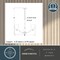 Vaxcel Bellwood 5-Light Black Chandelier, Glass Shade, Pendant Fixture for Dining Room H0311 - alternate 5