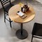 Flash Furniture Bennett 30 in Round Solid Wood Indoor Tabletop in Natural with 18 in Round Bar Height GSF-RD30-NAT-TR18B-GG - alternate 8