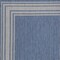 Homeroots 5' X 7' Denim Blue And Ivory Geometric Indoor Outdoor Area Rug 572768 - alternate 7