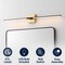 Jonathan Y McKenna 32" Modern Minimalist Dimmable Integrated LED Metal Wall Sconce, Oil Rubbed Bronze/Brass Gold JYL7040F - alternate 9