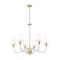 Z-Lite Katerina 6 Light Chandelier, Rubbed Brass, 32 In W x 27.5 In H 1950-6RB - alternate 3