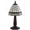 Jonathan Y Carter Tiffany-Style 12" LED Table Lamp, Ivory/Cream JYL8016A - alternate 6