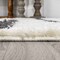 Jonathan Y Alaro Berber Stripe Shag White/Gray 4 ft. x 6 ft. Area Rug MOH402A-4 - alternate 5