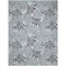 Homeroots 8' X 10' Ivory Sky Blue And Blue Palm Leaf Indoor Outdoor Area Rug 550238 - alternate 7