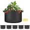 Ipower HealSmart Plant Grow Bags 7 Gallon, Tomoato Planter Pots with Handles, Black 2024 Version, 5PK GLGROWBAG7X5BLKV5 - alternate 1