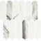 Daltile Eclessia Marble Natural Stone Elongated Fan Mosaic Polished, 9.60 SQFT Per Carton, 10PK M345ELFANMSPL - alternate 4