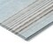 Homeroots 8' X 10' Sky Blue Gray And Beige Striped Washable Indoor Outdoor Area Rug 614836 - alternate 6