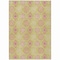 Homeroots 9' X 12' Lime Green Pink And Ivory Floral Medallion Washable Indoor Outdoor Area Rug 614603 - alternate 5