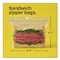 Glad Zipper Food Storage Plastic Sandwich Bags, 6.63 x 5.88, Clear, 600PK 57263 - alternate 10