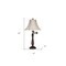 Homeroots 30" Rust Metal Table Lamp With Pearl Bell Shade 524789 - alternate 6