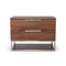 Homeroots 22" Wood Two Drawer Nightstand 473030 - alternate 1
