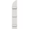 Ekena Millwork Rustic 3 Board Joined Board-n-Batten Faux Wood Shutters w/Quarter Round Arch Top, 16 1/8W x 68H, PR FBJ06Q16X068RUF - alternate 5