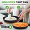 Nutrichef 2 Round Tart Pans, Black NCTRT2BK - alternate 3