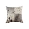 Homeroots Set of Two 18" Black and White Cowhide Throw Pillows, 2PK 544638 - alternate 5