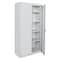 Sandusky Lee Shelving Storage Cabinet, 72 in H, 36 in W, 18 in D, Swing, Keyed, Gray, 4 Shelves, 0 Drawers CA41361872-05 - alternate 1