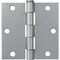 Prosource Utility Hinge, Steel, Galvanized, Removable Pin, 180 deg Range of Motion, Full Mortise Mounting LR-045-PS - alternate 1