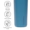 Corkcicle Sierra Series Commuter Cup Travel Coffee Mug, 17 oz, Ceramic, North Shore 2817MNS - alternate 3