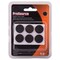 Prosource Furniture Pad, SBR, Black, 3/4 in Dia, 7/32 in Thick, Round FE-50720-PS - alternate 2