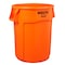 Rubbermaid Commercial BRUTE 44 gal Round Heavy Duty Plastic Can, Orange, None, Plastic 2119307 - alternate 1