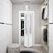 Sartodoors Sliding Closet Bi-fold Doors, Felicia 3309 White Silk with Frosted Glass, Sturdy Tracks Moldings T FELICIA3309BF-BEM-48 x 96 (2* 24x96) - alternate 4