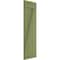 Ekena Millwork True Fit PVC Three Board Joined Board-n-Batten Shutters w/Z-Bar, Moss Green , 16 1/8W x 45H, PR TFP102BBF16X045MG - alternate 8