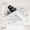 Panasonic Whisper Remodel 80/110 CFM 0.3/0.8 Sones 120V Auto Bath Exhaust Fan with LED Light RG-R811LHA - alternate 8