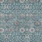 Homeroots 5' X 8' Teal Blue Gray And Charcoal Floral Washable Indoor Outdoor Area Rug 605438 - alternate 7