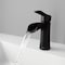 Vigo Paloma 7inH Single Hole Single-Handle Waterfall Bathroom Faucet in Matte Black VG01041MB - alternate 4