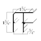 Brunner Aluminum Outside Corner Trim 1-5/8" x 1-5/8" for 1/2" material, 6063-T5 4 Feet Satin Anodized G750 S4 - alternate 2