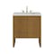 James Martin Vanities Hudson 30" Single Vanity, Honey Oak w/ 3 CM Lime Delight Silestone Top 435-V30-HNO-3LDL - alternate 1