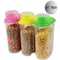 Basicwise Large BPA-Free Food Storage Containers with Lid -  in Green, Pink, and Yellow, PK3 QI003216.3L - alternate 1