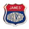 Signmission James's Workshop, 18 inch X 18 inch, Plastic Sign, 2PK SHI-P-2PACK-18-489-JAMES - alternate 1