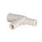 Everflow 1'' x 3/4'' x 3/4'' PEX Barb Reducing Tee Pipe Fitting; Plastic Poly Alloy PPRT1341 - alternate 1
