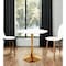 Homeroots 36" White And Gold Metal Dining Table 520863 - alternate 7