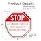 Signmission Stop All Drivers Check in With Secu, 6 inch X 6 inch, Vinyl Decal, 2PK OC-D-2PACK-6-216 - alternate 2