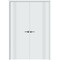 Sartodoors Interior Solid French Double Doors 64 x 84 inches, BASIC 0111 Arctic White, Wood Interior Solid Pa BASIC0111DD-MAW-6484 - alternate 1