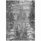 Homeroots 3' X 5' Gray Charcoal And Silver Abstract Washable Indoor Outdoor Area Rug 582920 - alternate 6
