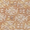 Homeroots 8' Copper Gray And Beige Round Floral Washable Indoor Outdoor Area Rug 595939 - alternate 6