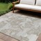 Homeroots 10' X 14' Taupe And Brown Abstract Washable Indoor Outdoor Area Rug 609587 - alternate 1