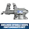 Wilton 845M, Mechanics Pro 4-1/2in Jaw Width, Round Channel Vise with Swivel Base,  WL9-28810 - alternate 4