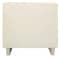 Homeroots 33in Distressed White Solid Wood Two Door Floral Carved Accent Cabinet 489022 - alternate 7