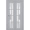 Sartodoors Sliding Closet Bi-fold Doors Grey Solid Core Modern Interior VEREGIO7412BF-GRE-64 x 96 (2* 32x96) - alternate 1