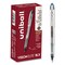 Uni-Ball VISION ELITE BLX Series Rollerball Pen, Stick, Bold 0.8 mm, Blue-Infused Black Ink, 12PK 61232 - alternate 1