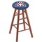 Holland Bar Stool Co Oak Bar Stool, Medium Finish, Arizona Seat RC30OSMed - alternate 1