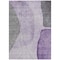 Homeroots 5' X 8' Purple Eggplant And Gray Abstract Washable Indoor Outdoor Area Rug 582027 - alternate 3