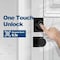 Wrightmaster 3 in 1 Aluminum Smart Lock Deadbolt with App Biometric Door Knob, Keyless Entry Door Lock, in Black ZR-B3 - alternate 4