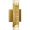 Cwi Lighting Petra Integrated LED 36in Brass Vanity Light with Handcrafted Glass 1723W36-2-624 - alternate 7