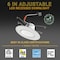 Nuwatt 5/6 Inch Adjustable Can Lights Sloped Ceiling Recessed Lighting, 2700K-5000K, 1200LM, 12PK NW-GMB-C6-16.5W-5CCT-WH-12P - alternate 8