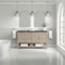 James Martin Vanities Breckenridge 60" Double Vanity, Whitewashed Oak, w/ 3 CM Phantome Eclos Top 330-V60D-WWO-3PHT - alternate 5
